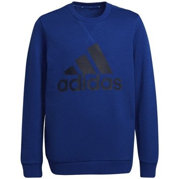 textil Dreng Sweatshirts adidas Originals Big Logo JR Blå