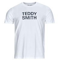 textil Herre T-shirts m. korte ærmer Teddy Smith TICLASS Hvid