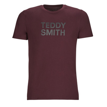 textil Herre T-shirts m. korte ærmer Teddy Smith TICLASS Bordeaux