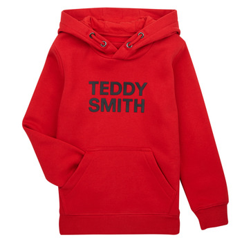 textil Dreng Sweatshirts Teddy Smith SICLASS HOODY Rød