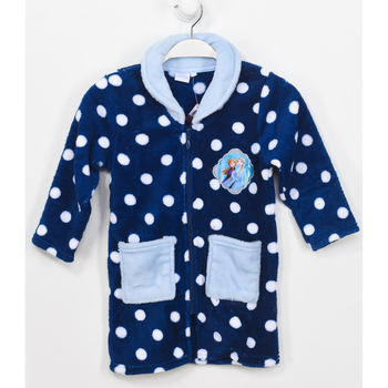 textil Pige Pyjamas / Natskjorte Kisses And Love HU7367-BLUE Blå