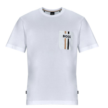 textil Herre T-shirts m. korte ærmer BOSS TESSIN 07 Hvid