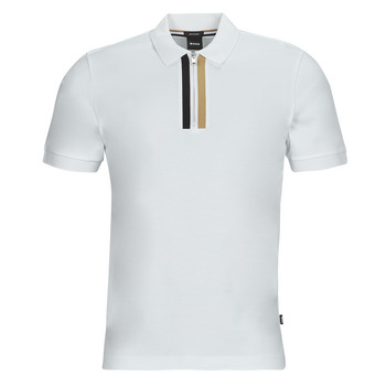 textil Herre Polo-t-shirts m. korte ærmer BOSS PARAS 19 Hvid