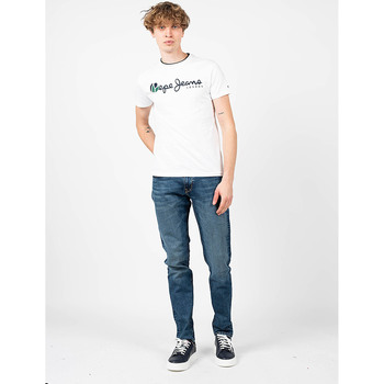textil Herre Lærredsbukser Pepe jeans PM206326VR34 | Stanley Blå