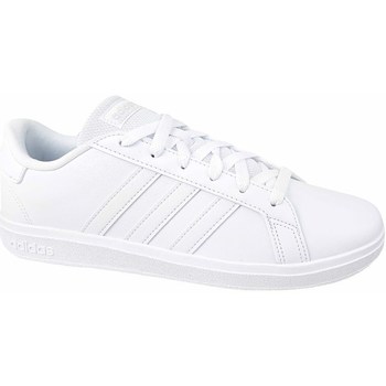 Sko Børn Lave sneakers adidas Originals Grand Court 20 K Hvid