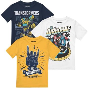 textil Dreng Langærmede T-shirts Transformers  Flerfarvet