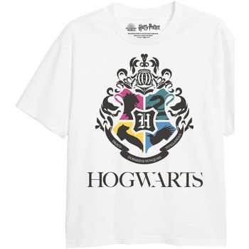textil Pige Langærmede T-shirts Harry Potter  Hvid