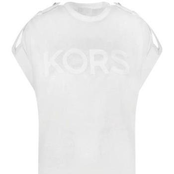 textil Dame T-shirts & poloer MICHAEL Michael Kors  Hvid