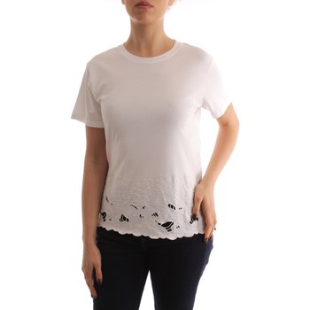 textil Dame T-shirts m. korte ærmer Emme Marella LENTE Hvid