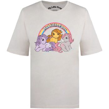 textil Dame Langærmede T-shirts My Little Pony  Hvid