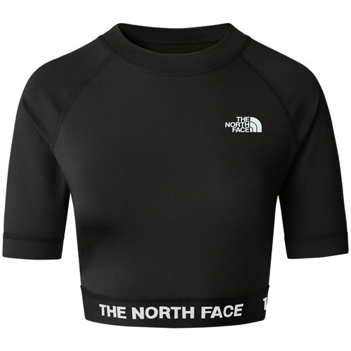 textil Dame T-shirts m. korte ærmer The North Face Crop LS Sort