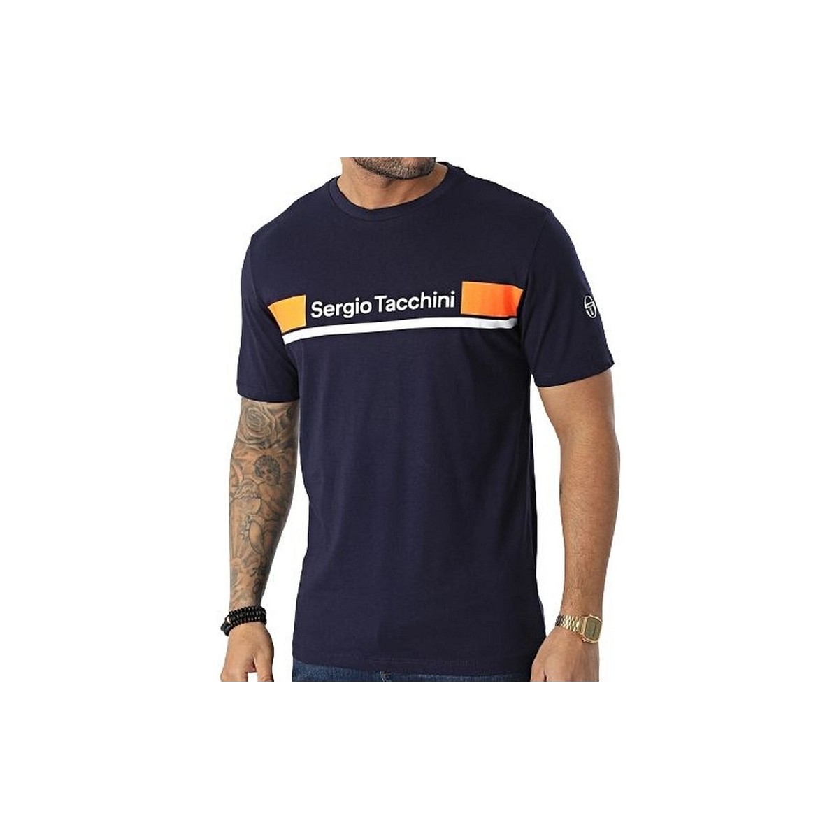 textil Herre T-shirts & poloer Sergio Tacchini JARED T SHIRT Blå