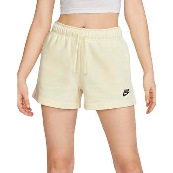 textil Dame Shorts Nike Sportswear Club Fleece Beige