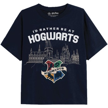 textil Pige Langærmede T-shirts Harry Potter  Blå