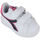 Sko Børn Sneakers Diadora 101.173339 01 C8593 White/Black iris/Pink pas Hvid