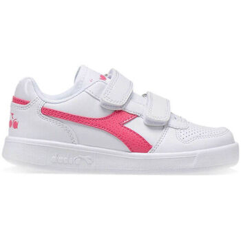 Sko Børn Sneakers Diadora PLAYGROUND PS GIRL C2322 White/Hot pink Pink
