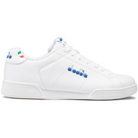 Sko Herre Sneakers Diadora IMPULSE I C1938 White/Blue cobalt Blå