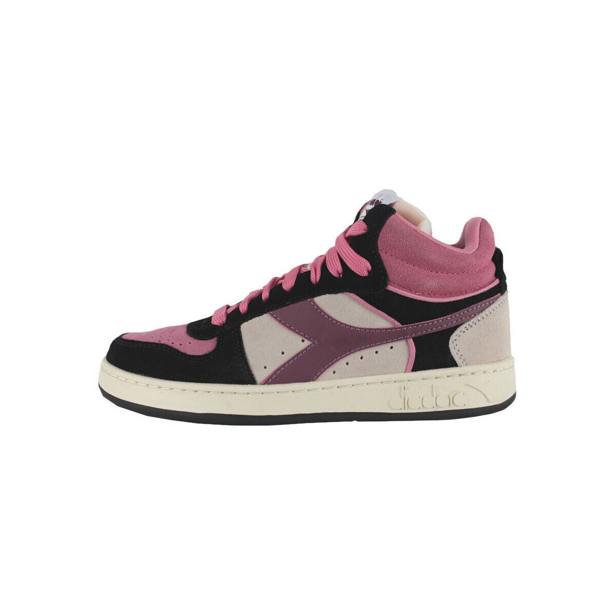Sko Dame Sneakers Diadora 501.179012 01 D0111 Silver peony/Black/Tea ro Pink