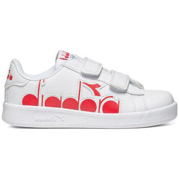 Sko Børn Sneakers Diadora 101.176275 01 C0823 White/Ferrari Red Italy Rød