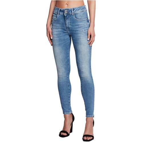 textil Dame Smalle jeans Guess W3RA34 D4W91 Blå