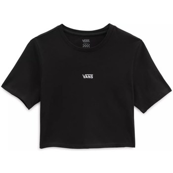 textil Dame T-shirts m. korte ærmer Vans Flying V Crop Crew Sort