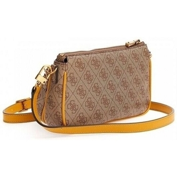 Guess IZZY DOUBLE POUCH CROSSBO Beige