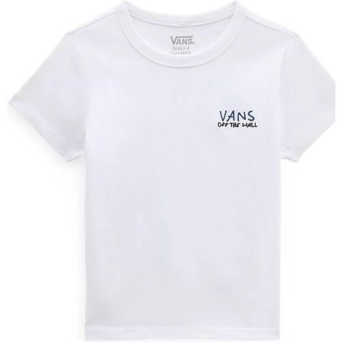 textil Dame T-shirts m. korte ærmer Vans Breana Skate Mini Tee Hvid