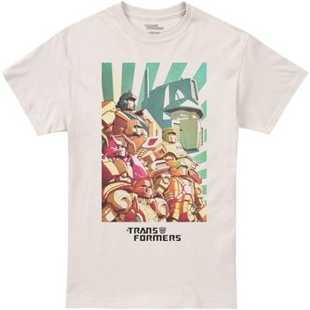 textil Herre Langærmede T-shirts Transformers  Beige