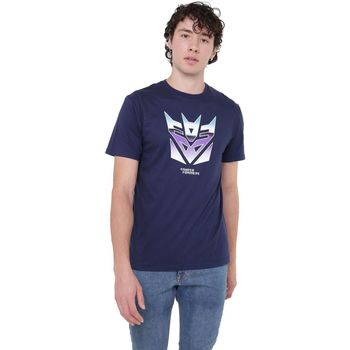 textil Herre Langærmede T-shirts Transformers  Blå