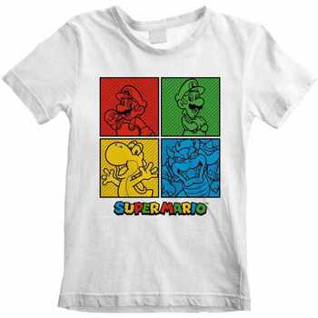 textil Børn T-shirts m. korte ærmer Super Mario  Flerfarvet