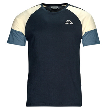 textil Herre T-shirts m. korte ærmer Kappa IPOOL Marineblå / Blå / Hvid