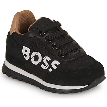 Sko Dreng Lave sneakers BOSS J09210 Sort