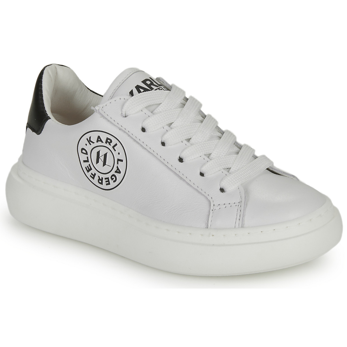 Sko Børn Lave sneakers Karl Lagerfeld Z29068 Hvid