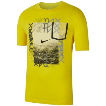 textil Herre T-shirts m. korte ærmer Nike Club FT Gul