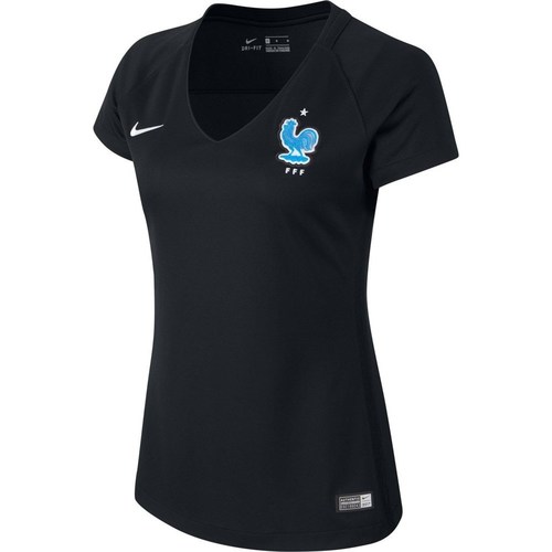 textil Dame T-shirts m. korte ærmer Nike France 2017 Stadium Sort