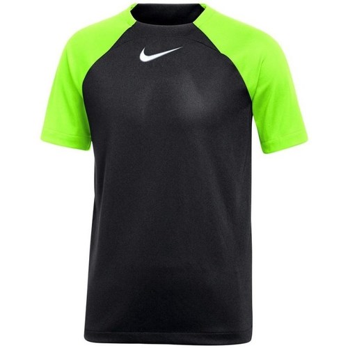 textil Dreng T-shirts m. korte ærmer Nike DF Academy Pro SS Top K JR Sort, Grøn