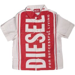 textil Dreng T-shirts m. korte ærmer Diesel J01137 Hvid