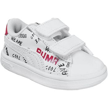 Sko Pige Lave sneakers Puma Smash v2 brand lovevinf Hvid