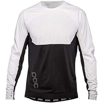 textil Herre T-shirts & poloer Poc 52300-8001 RACEDAY DH JERSEY HYDROGEN WHITE/URANIUM BLACK Flerfarvet