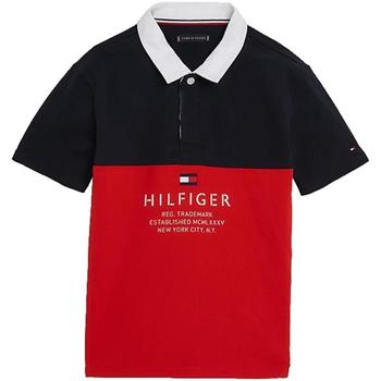 textil Dreng T-shirts m. korte ærmer Tommy Hilfiger  Flerfarvet