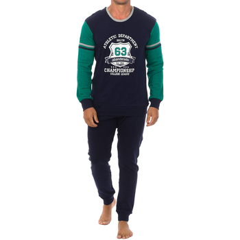 textil Herre Pyjamas / Natskjorte Abanderado A0CHH-1PQ Blå