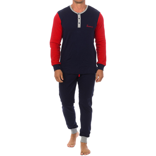 textil Herre Pyjamas / Natskjorte Abanderado A0CHI-1PR Blå