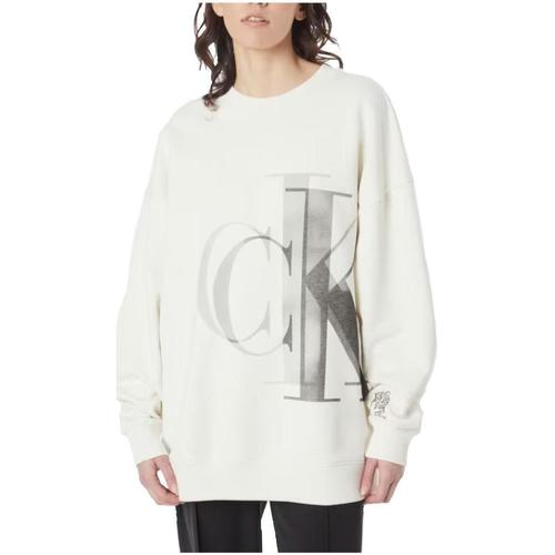 textil Dame Sweatshirts Calvin Klein Jeans  Beige