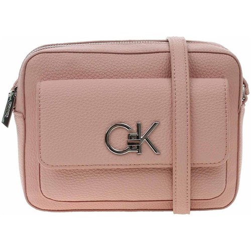 Tasker Dame Håndtasker m. kort hank Calvin Klein Jeans K60K609397TQP Pink