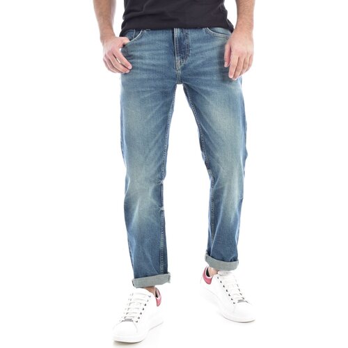 textil Herre Jeans - skinny Guess M3RAN2 D4WQ1 Blå