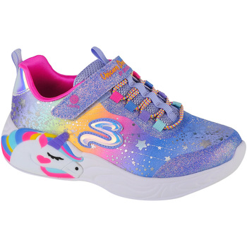 Sko Pige Lave sneakers Skechers S-Lights Unicorn Dreams Blå