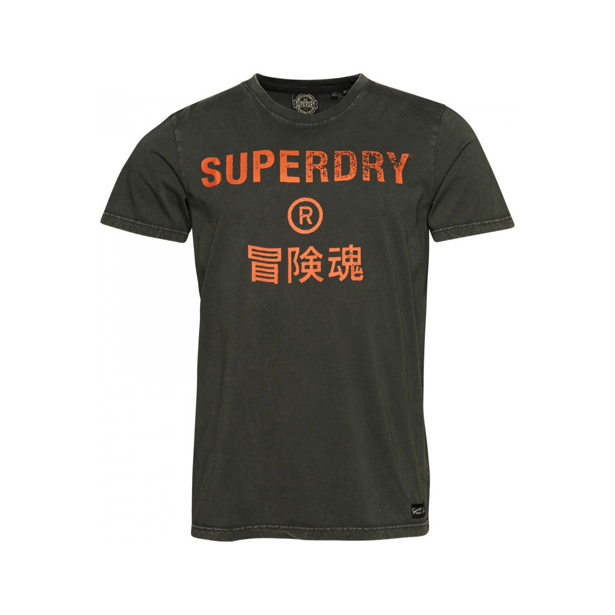textil Herre T-shirts & poloer Superdry Vintage corp logo Sort
