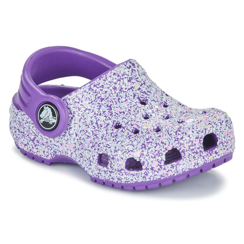 Sko Pige Træsko Crocs Classic Glitter Clog T Violet
