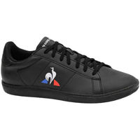 Sko Herre Sneakers Le Coq Sportif COURTSET TRIPLE BLACK Sort