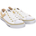 Sko Herre Lave sneakers Pony 131T44-WHITE-GOLD Hvid